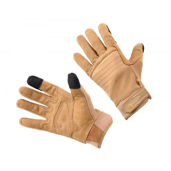 Guanti Defcon5 pelle antitaglio Liv. 5 in Armortex Coyote